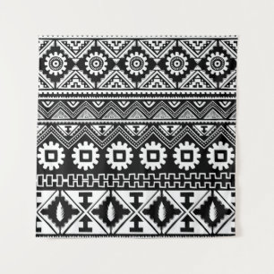 Ethisches nahtloses Stammmuster Wandteppich