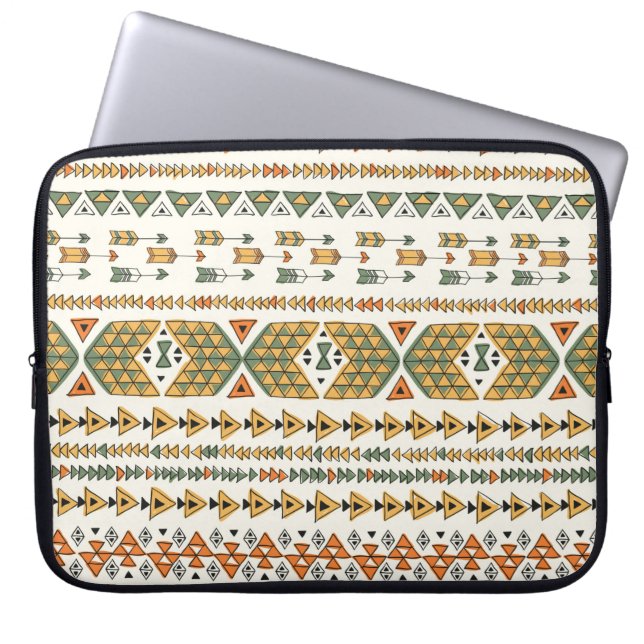 Ethisches Stammesmuster 3 Laptopschutzhülle (Vorderseite)