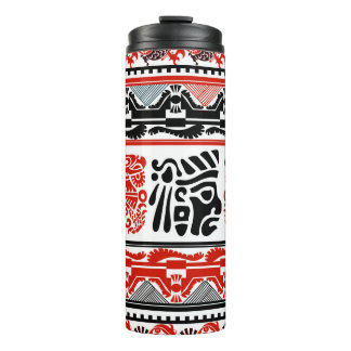 Ethisches Stammesmuster 5 Thermosbecher