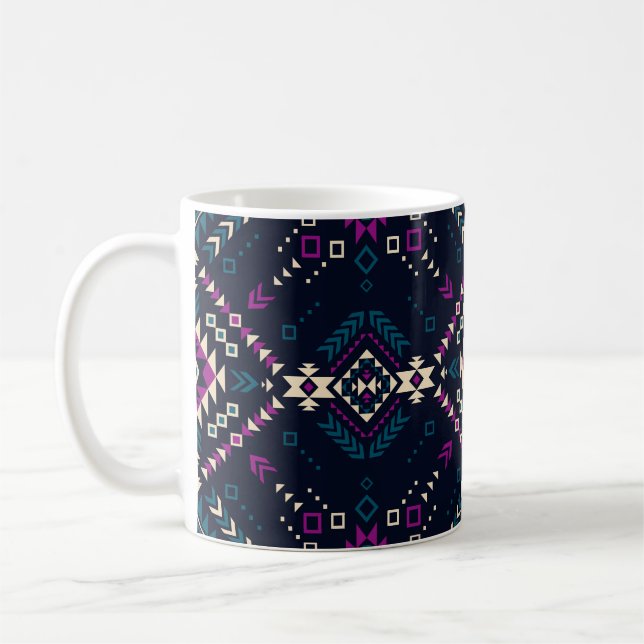 Ethisches Stammesmuster 6  Kaffeetasse (Links)