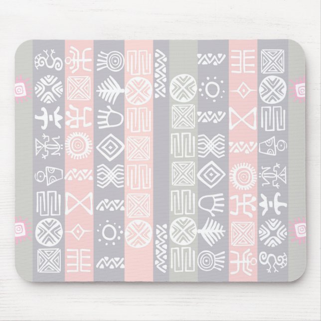 Ethnic African Boho Design Mousepad (Vorne)
