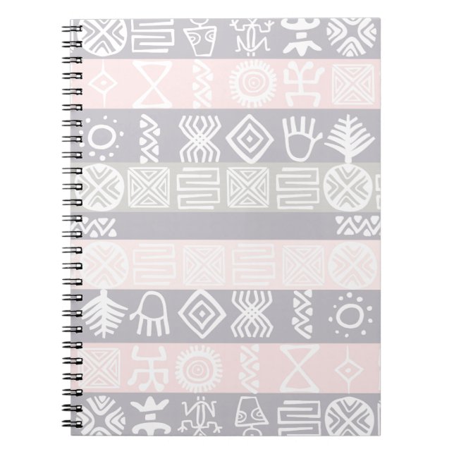 Ethnic African Boho Design Notizblock (Vorderseite)