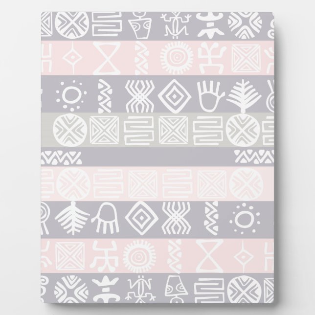 Ethnic African Boho Design - Plaque Fotoplatte (Vorderseite)