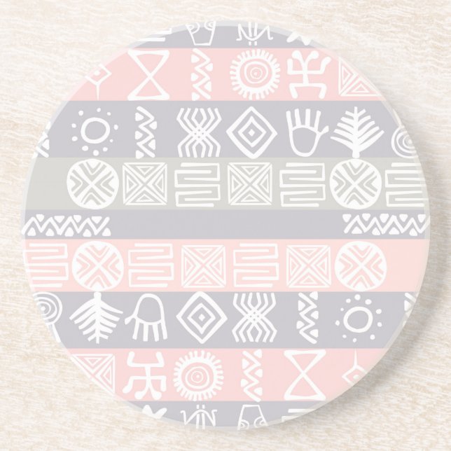 Ethnic African Boho Design Untersetzer (Vorne)