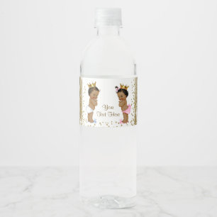 Ethnic Baby Showwater Bottle Labels Wasserflaschenetikett