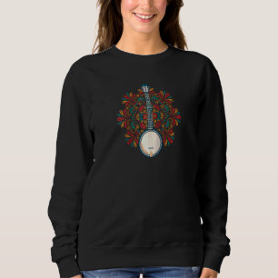 Ethnic Banjo Player Folk Country Music Acoustic Sweatshirt