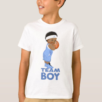 Ethnic Basketball Team Boy Baby Gender Reveal T-Shirt
