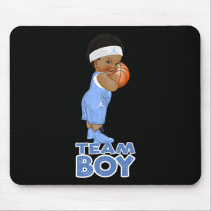 Ethnic Basketball Team Boy Baby Mousepad
