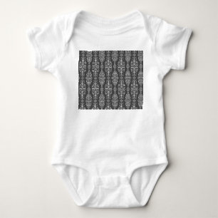 Ethnic Boho Chic: Nahtloses Stammesdesign Baby Strampler