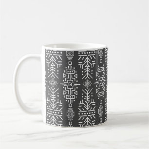 Ethnic Boho Chic: Nahtloses Stammesdesign Kaffeetasse