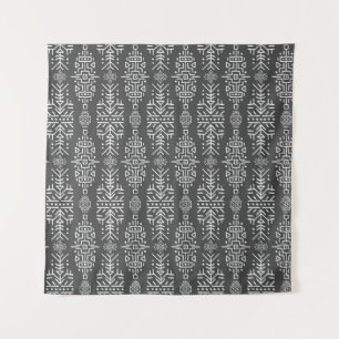 Ethnic Boho Chic: Nahtloses Stammesdesign Wandteppich