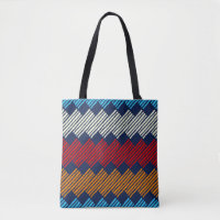 Ethnic Boho Pattern Lace Stickerei auf Stoff