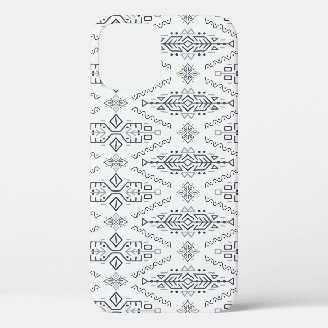 Ethnic Boho: Trendy Hand Gezeichnet Nahtlos. Case-Mate iPhone Hülle (Rückseite)