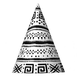 Ethnic Boho Tribal Art Print Partyhütchen