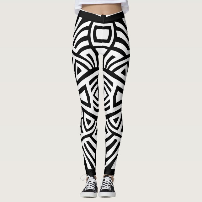 Ethnic Boho: Vintag Trendy Leggings (Vorderseite)