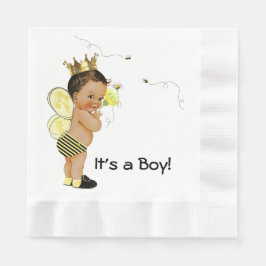 Ethnic Boy Bumble Bee Baby Dusche Serviette