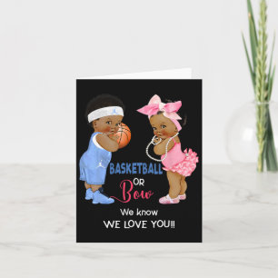 Ethnic Bysketbyll oder Bow wir wissen, wir Liebe S Karte