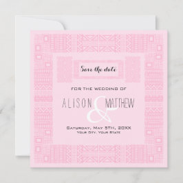 Ethnic Design Custom Ankündigung Datum freihalten