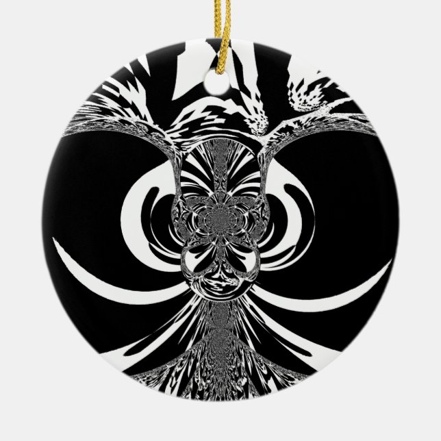 Ethnic Design Keramik Ornament (Vorne)