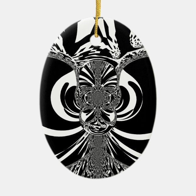 Ethnic Design Keramik Ornament (Vorne)