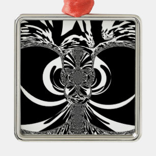 Ethnic Design Ornament Aus Metall