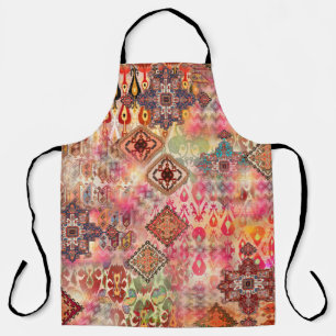 Ethnic Digital Abstrakt Seamless Muster Schürze