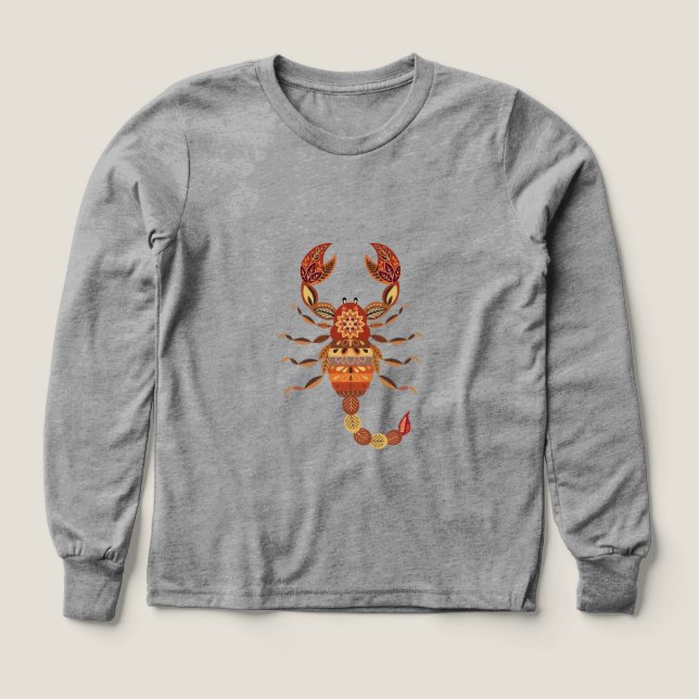 Ethnic Floral Scorpion (Design Vorderseite)