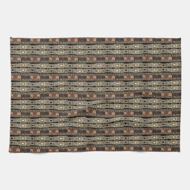 Ethnic Geometric Kitchen Handtücher (Horizontal)