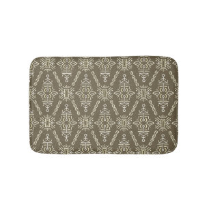 Ethnic Hand Drawn Boho Tile Badematte