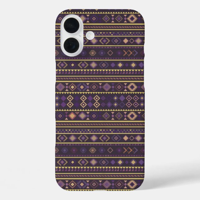 Ethnic Horizon Streifen Case-Mate iPhone Hülle (Rückseite)