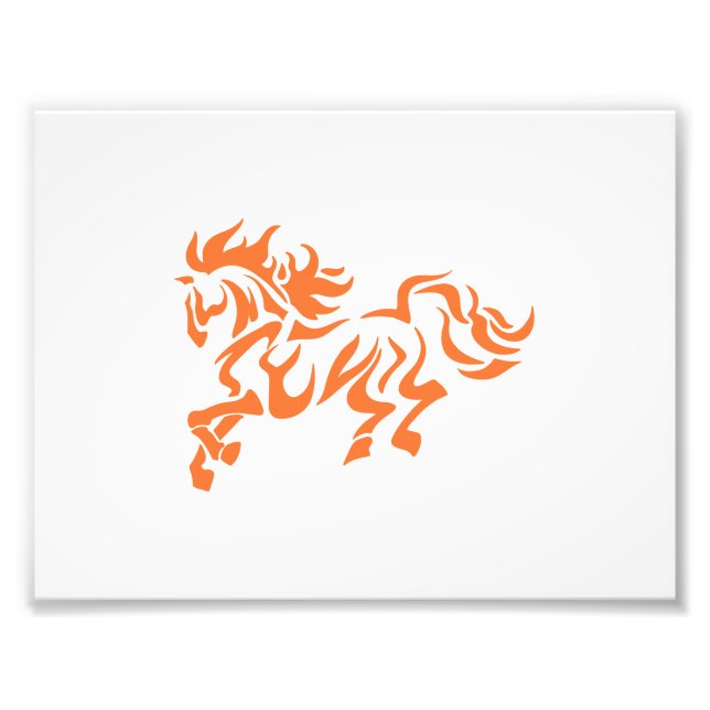 Ethnic Horse - Choose background color Fotodruck (Vorne)