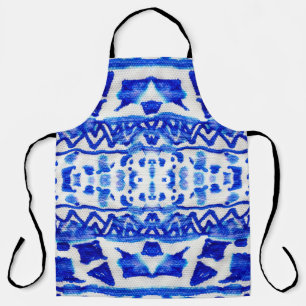 Ethnic Indigo Arrow Indianermuster Schürze