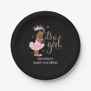Ethnic ist ein Girl Princess Baby Shower Teller