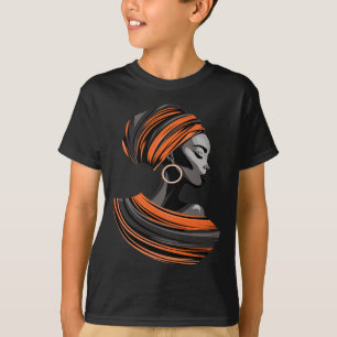 Ethnic Kente Cloth Head Wrap Schöne Frauen Afrikan T-Shirt