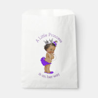 Ethnic Little Princess Baby Dusche Lila