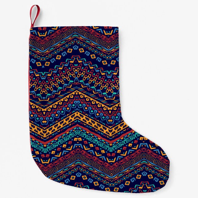 Ethnic Motifs Kleiner Weihnachtsstrumpf (Vorderseite)