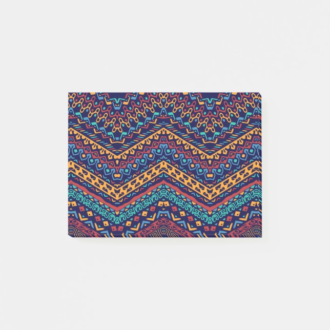Ethnic Motifs Post-it Klebezettel (Vorderseite)