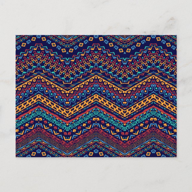 Ethnic Motifs Postkarte (Vorderseite)