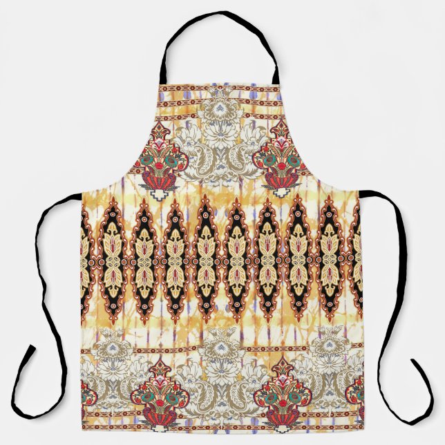 Ethnic Mughal: Blumenmuster Schürze (Vorderseite)
