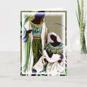 Ethnic Nativity Scene Karte