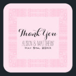 Ethnic Personalisiert Wedding Danke Ihnen Stickers<br><div class="desc">Maßgeschneiderte Hochzeiten dank Stickers. Matching Wedding Party Einladungen,  Bridal Shower Einladungen,  Save the Date Cards,  Hochzeit Postage Briefmarke,  Bridmaid zu Fordern Cards,  Danke Karten..</div>