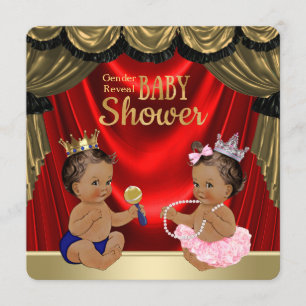 Ethnic Prince Gender Reveal Dusche Einladung