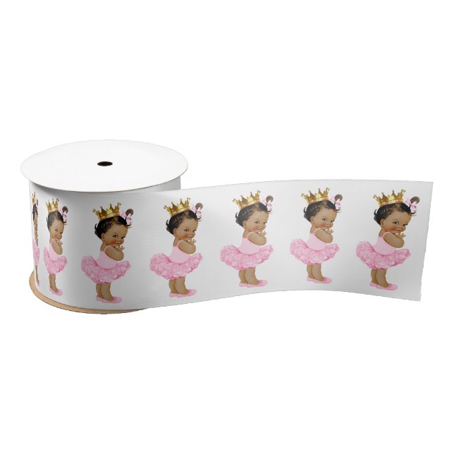 Ethnic Princess Baby Girl Satinband (Spule)