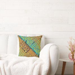 Ethnic Throw Pillow Kissen