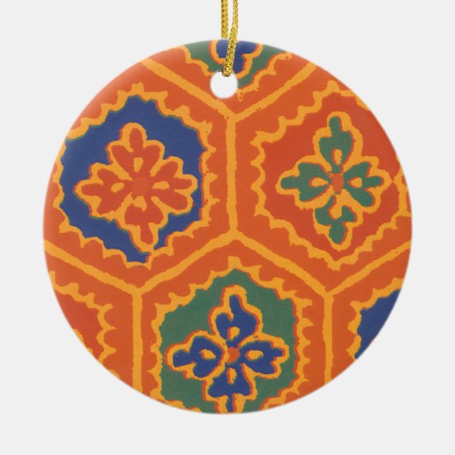 Ethnic Tile Muster Ornament (Vorne)