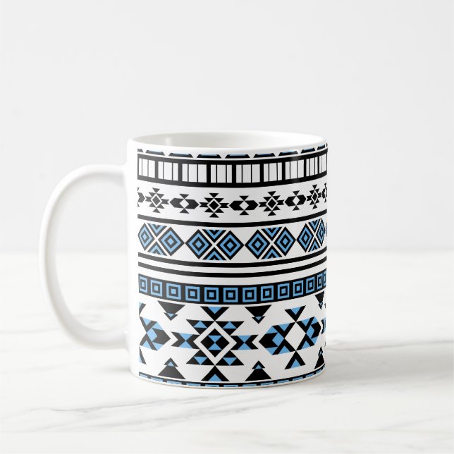 Ethnic Triangle Geometric Navajo Muster Kaffeetasse (Links)