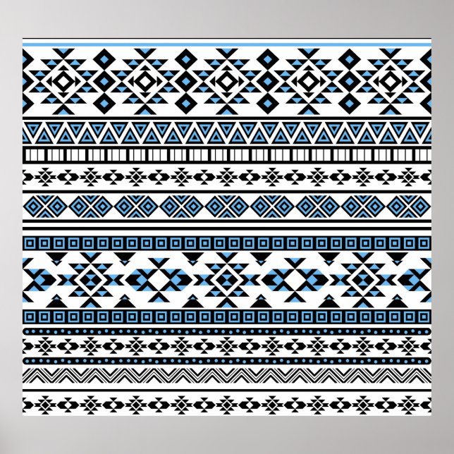 Ethnic Triangle Geometric Navajo Muster Poster (Vorne)