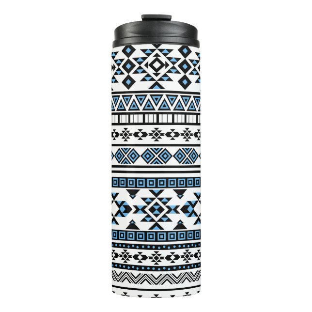 Ethnic Triangle Geometric Navajo Muster Thermosbecher (Vorderseite)