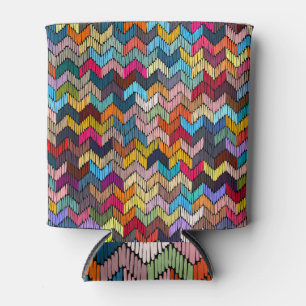 Ethnic Tribal bestickt geometrisch Dosenkühler