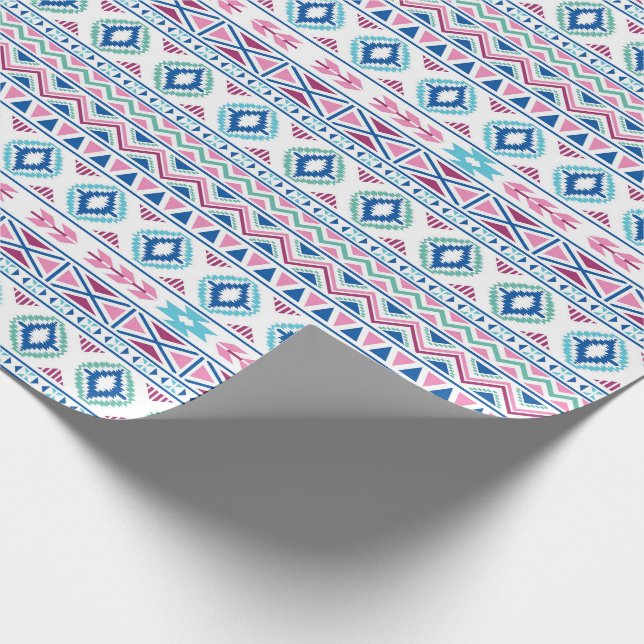 Ethnic Tribal Wrapping Paper Geschenkpapier (Ecke)